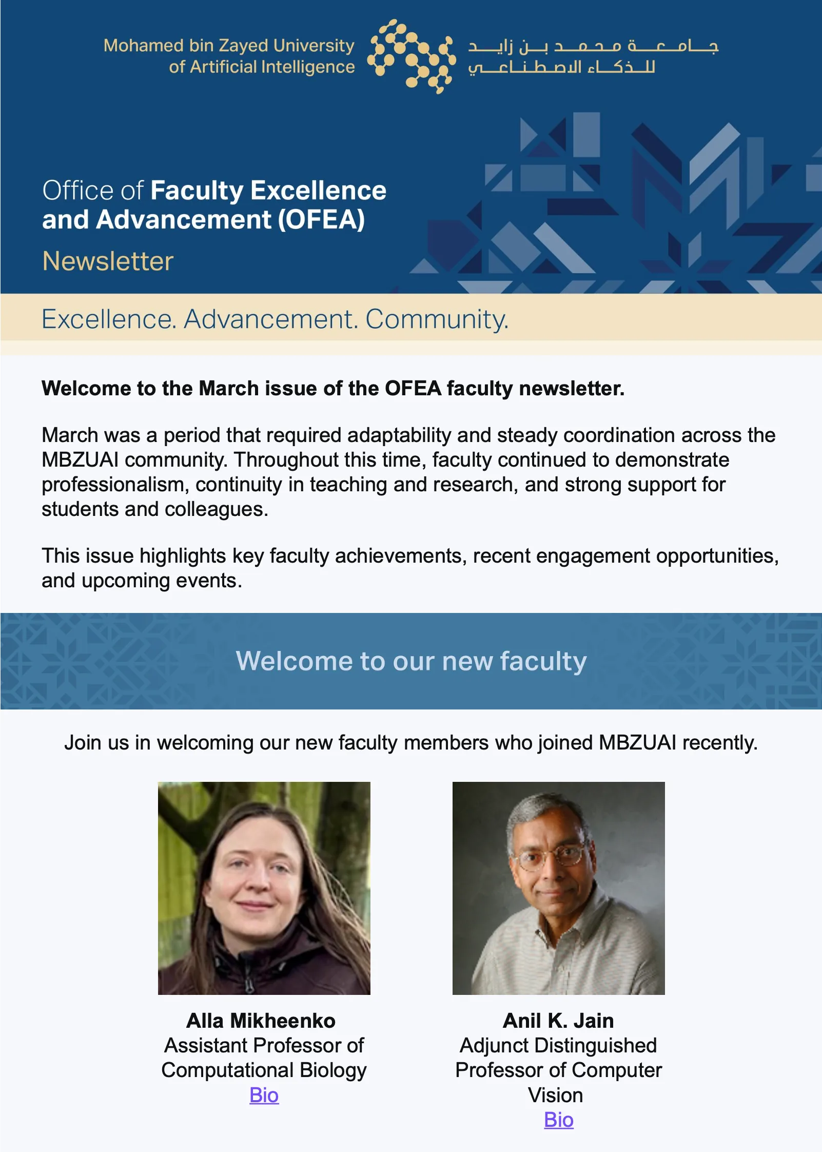 OFEA newsletter, March 2026 — cover preview (opens PDF)